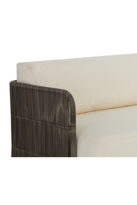 Modern European furniture - Gray Polyrod Indoor/Outdoor Sofa - www.oroa.com