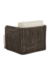 Modern European furniture - Gray Polyrod Indoor/Outdoor Swivel Chair - www.oroa.com