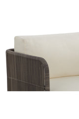 Modern European furniture - Gray Polyrod Indoor/Outdoor Swivel Chair - www.oroa.com