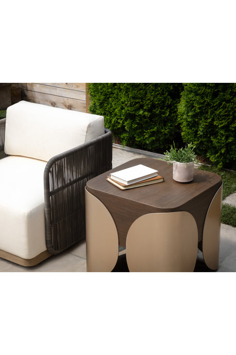 Modern European furniture - Gray Polyrod Indoor/Outdoor Swivel Chair - www.oroa.com