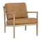 Modern European furniture - Button-Tufted Leather Lounge Chair - www.oroa.com