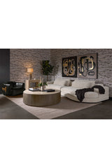 Modern European furniture - Oak Base Barrel Swivel Armchair - www.oroa.com