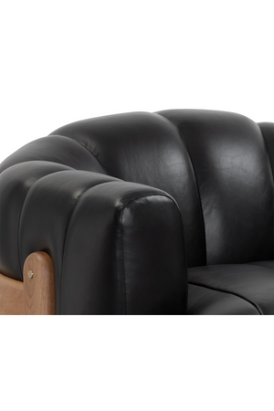 Oak Base Barrel Swivel Armchair | Splendido Tadeo