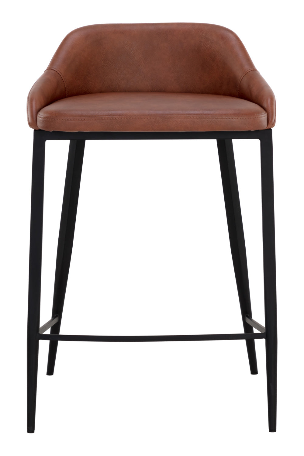 Low-Back Leather-Look Counter Stool | Splendido Astra | Oroa.com