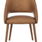 Modern European furniture - Monochromatic Leather Dining Chair - www.oroa.com