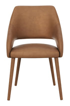 Modern European furniture - Monochromatic Leather Dining Chair - www.oroa.com
