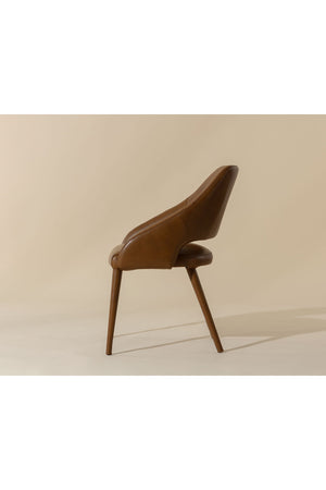 Modern European furniture - Monochromatic Leather Dining Chair - www.oroa.com
