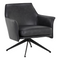 Modern European furniture - Swivel Leather Lounge Chair - www.oroa.com