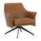 Modern European furniture - Swivel Leather Lounge Chair - www.oroa.com