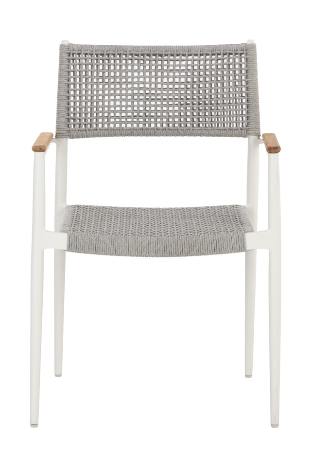 Modern European furniture - Stackable Indoor/Outdoor Dining Armchairs (2) - www.oroa.com