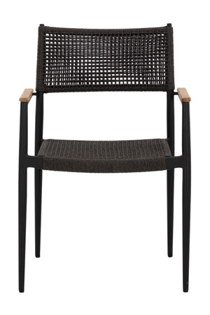 Modern European furniture - Stackable Indoor/Outdoor Dining Armchairs (2) - www.oroa.com