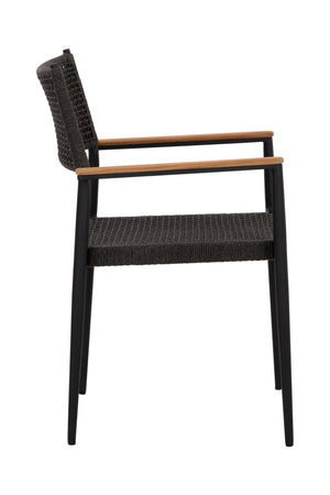 Modern European furniture - Stackable Indoor/Outdoor Dining Armchairs (2) - www.oroa.com