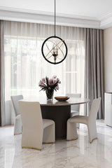 Modern European furniture - Taupe Leather Look Dining Table  - www.oroa.com
