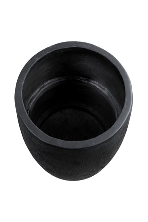Modern European furniture - Black Concrete Indoor/Outdoor Planter - www.oroa.com