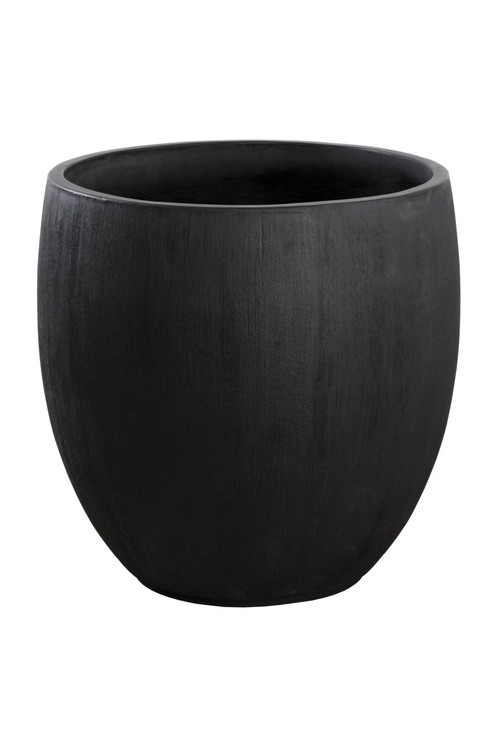 Modern European furniture - Black Concrete Indoor/Outdoor Planter - www.oroa.com