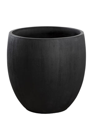 Modern European furniture - Black Concrete Indoor/Outdoor Planter - www.oroa.com