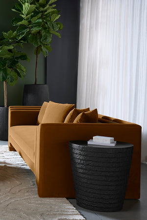 Modern European furniture - Black Concrete Indoor/Outdoor Planter - www.oroa.com