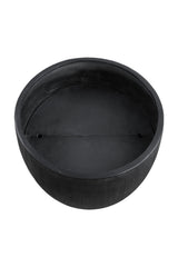 Modern European furniture - Black Concrete Indoor/Outdoor Planter - www.oroa.com