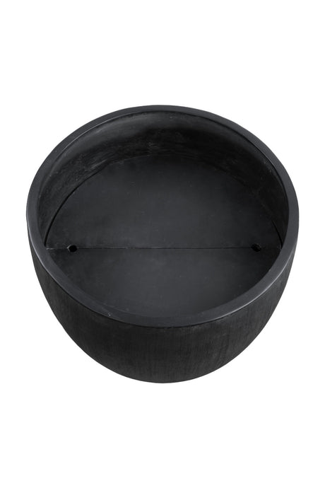 Modern European furniture - Black Concrete Indoor/Outdoor Planter - www.oroa.com