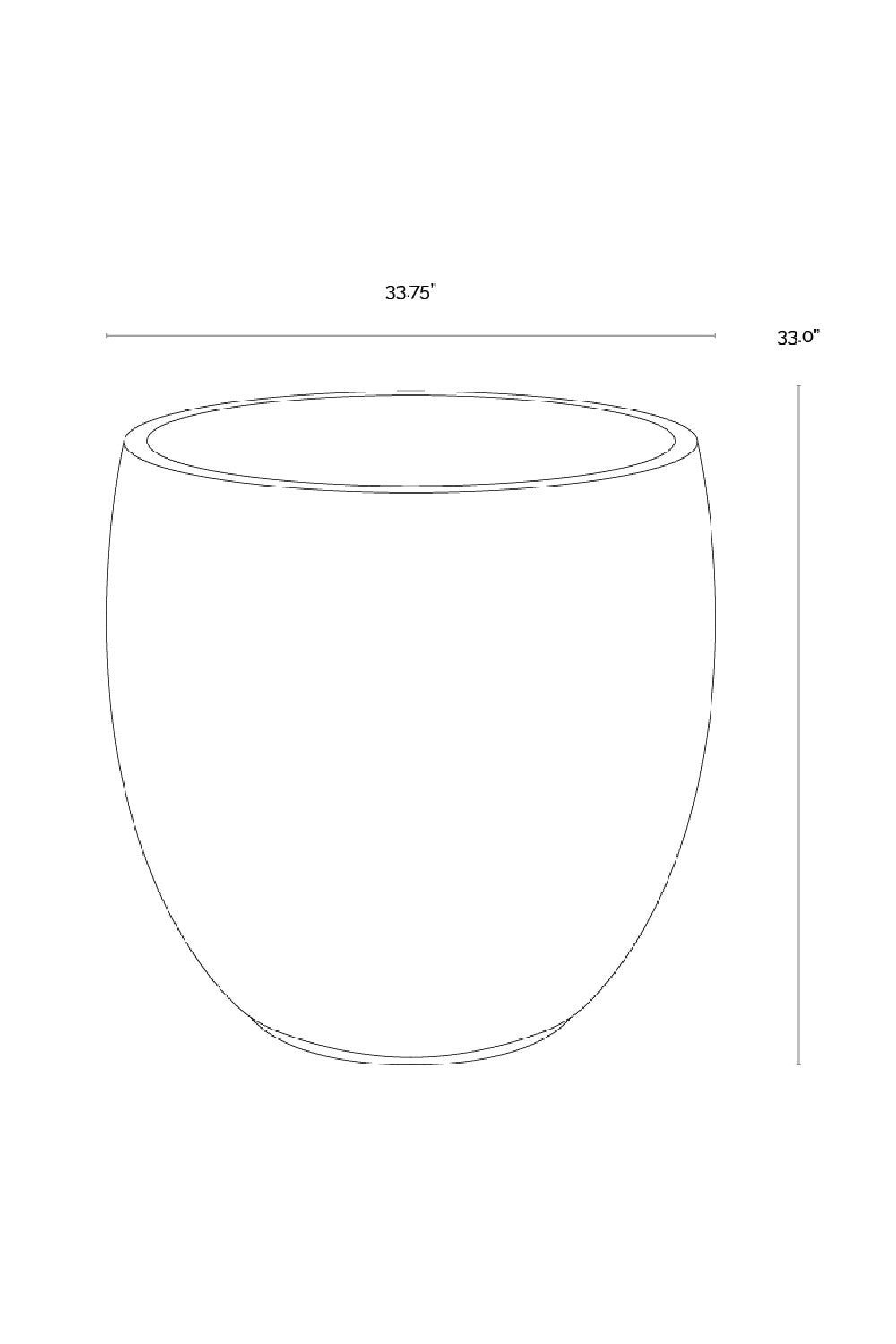 Modern European furniture - Black Concrete Indoor/Outdoor Planter - www.oroa.com