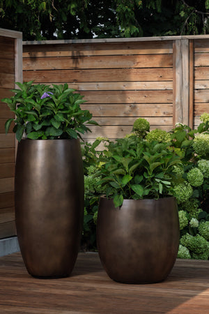 Modern European furniture - Antique Bronze Look Indoor/Outdoor Planter - www.oroa.com