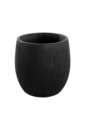 Modern European furniture - Black Concrete Indoor/Outdoor Planter - www.oroa.com