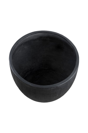 Modern European furniture - Black Concrete Indoor/Outdoor Planter - www.oroa.com