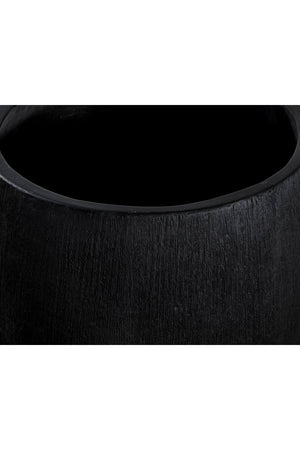 Modern European furniture - Black Concrete Indoor/Outdoor Planter - www.oroa.com