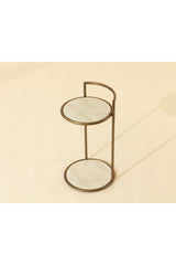 Modern European furniture - Gold Frame Indoor/Outdoor End Table - www.oroa.com