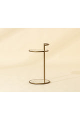 Modern European furniture - Gold Frame Indoor/Outdoor End Table - www.oroa.com