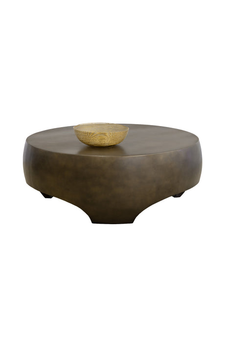 Modern European furniture - Round Indoor/Outdoor Coffee Table with Open Arches - www.oroa.com