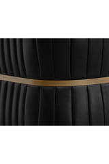 Modern European furniture - Leather Channeled Lounge Chair - www.oroa.com