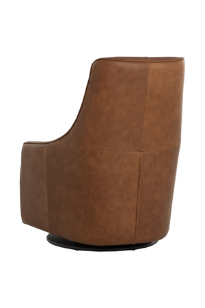 Modern European furniture - High Back Leather Swivel Chair - www.oroa.com