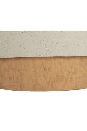 Cream Concrete Indoor/Outdoor Coffee Table | Splendido Patras | Oroa.com
