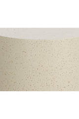 Modern European furniture - Cream Cylindrical Indoor/Outdoor End Table - www.oroa.com