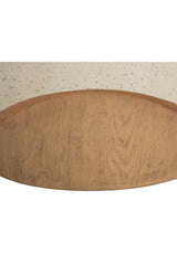 Modern European furniture - Cream Cylindrical Indoor/Outdoor End Table - www.oroa.com