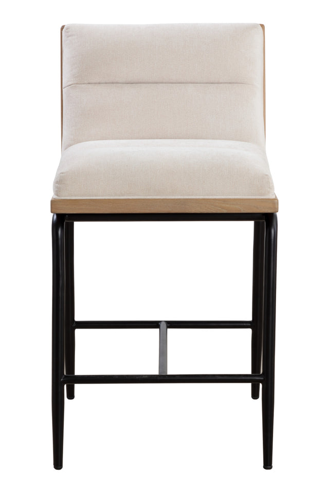 Modern European furniture - White Muslin Counter Stool - www.oroa.com