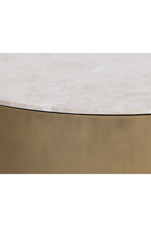 Wavy Antique Brass Coffee Table | Splendido Guinevere | Oroa.com