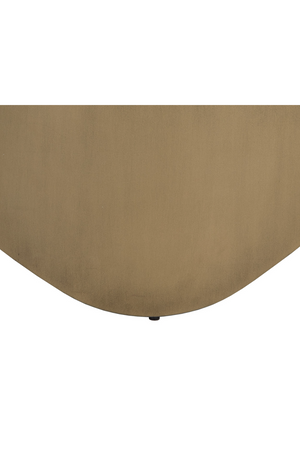 Wavy Antique Brass Coffee Table | Splendido Guinevere | Oroa.com