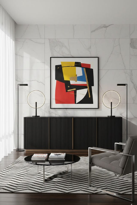 Modern European furniture - Oak 4-Door Sideboard  - www.oroa.com
