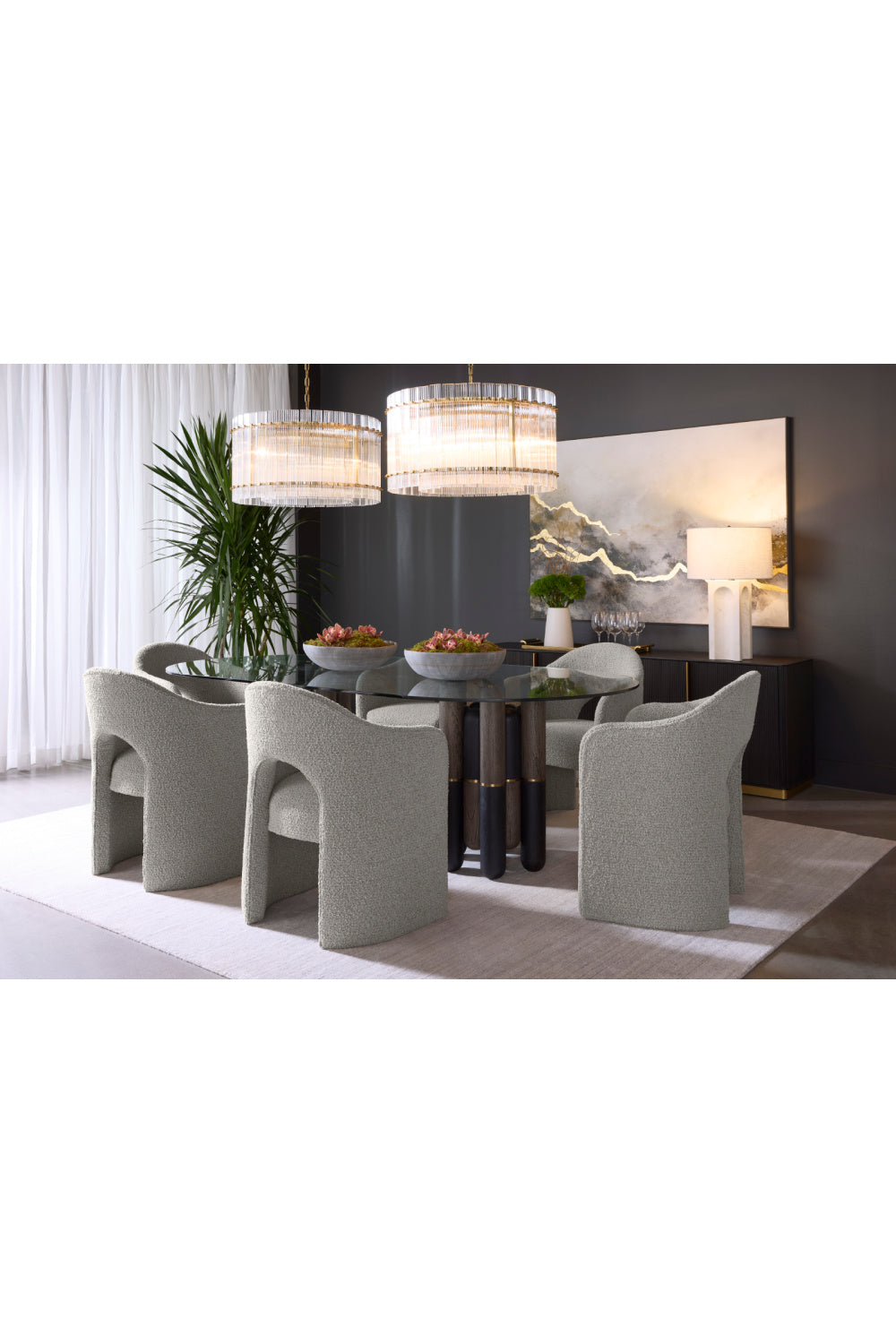 Modern European furniture - Oak 4-Door Sideboard  - www.oroa.com
