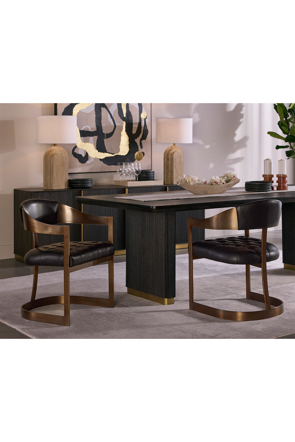 Modern European furniture - Oak 4-Door Sideboard  - www.oroa.com
