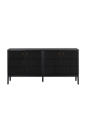 4-Door Black Sideboard by Splendido Etienne