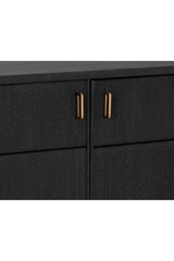 Modern European furniture - 4-Door Black Sideboard - www.oroa.com