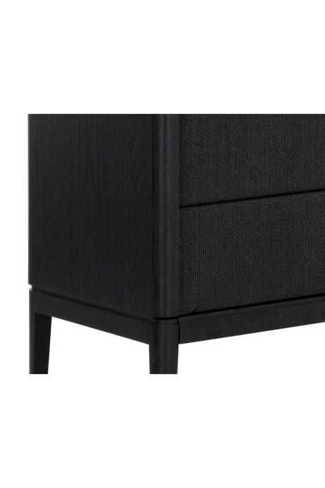 Modern European furniture - 4-Door Black Sideboard - www.oroa.com