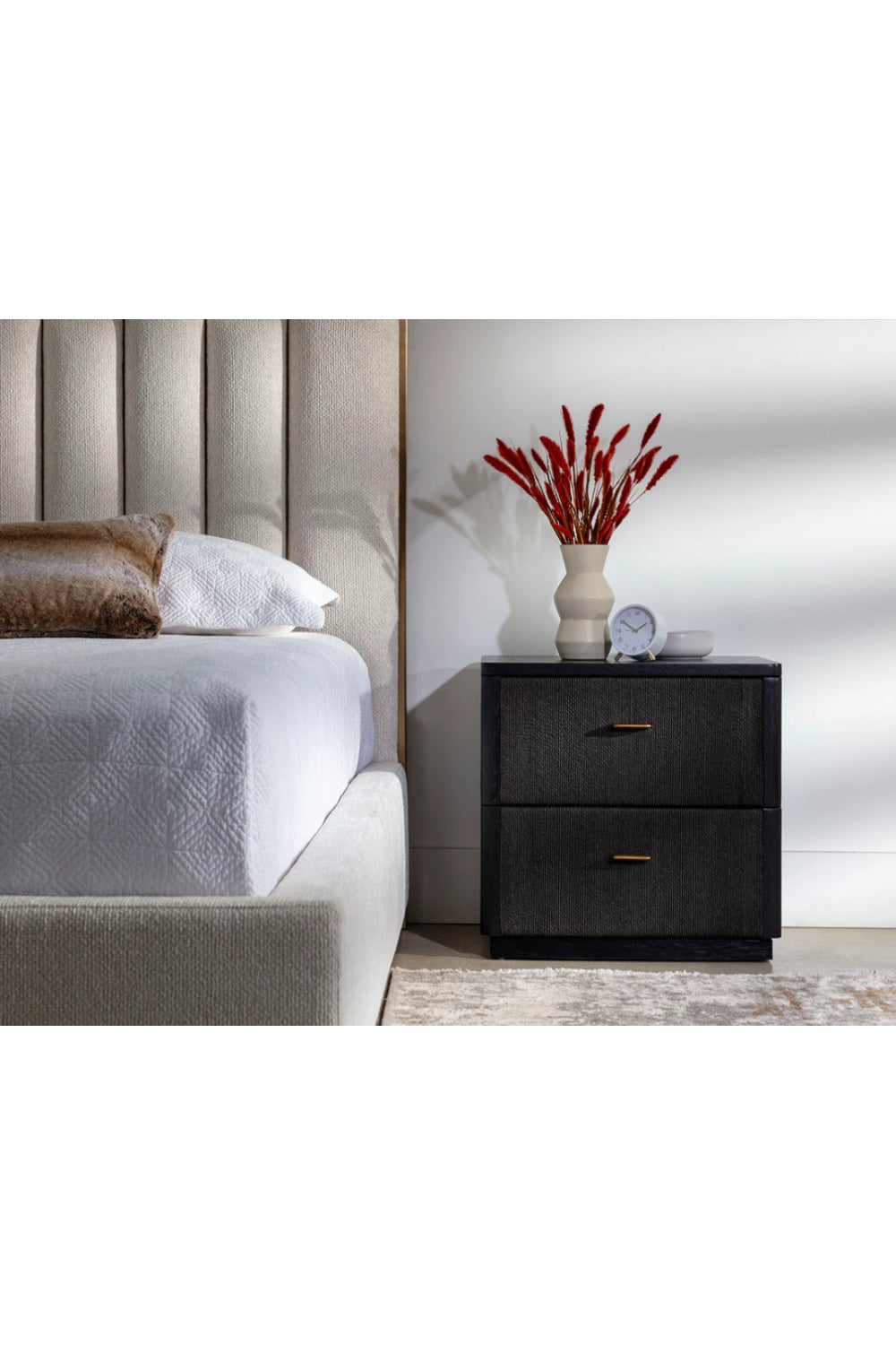 Modern European furniture - Rope Wrapped 2-Door Nightstand - www.oroa.com