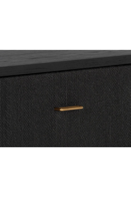 Modern European furniture - Rope Wrapped 2-Door Nightstand - www.oroa.com