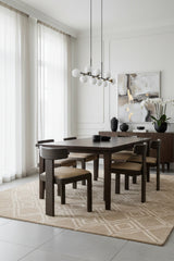 Modern European furniture - Oak Leather Dining Chairs (2) - www.oroa.com