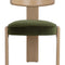 Oak Framed 3-Legged Dining Chairs (2) | Splendido Horton | Oroa.com