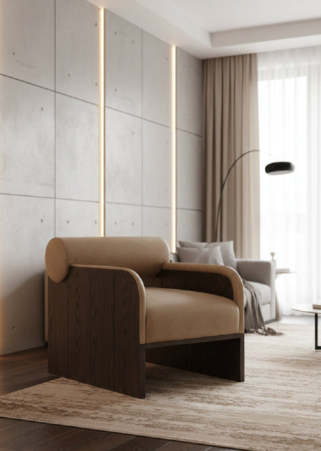 Modern European furniture - Bolster -Back Lounge Chair - www.oroa.com